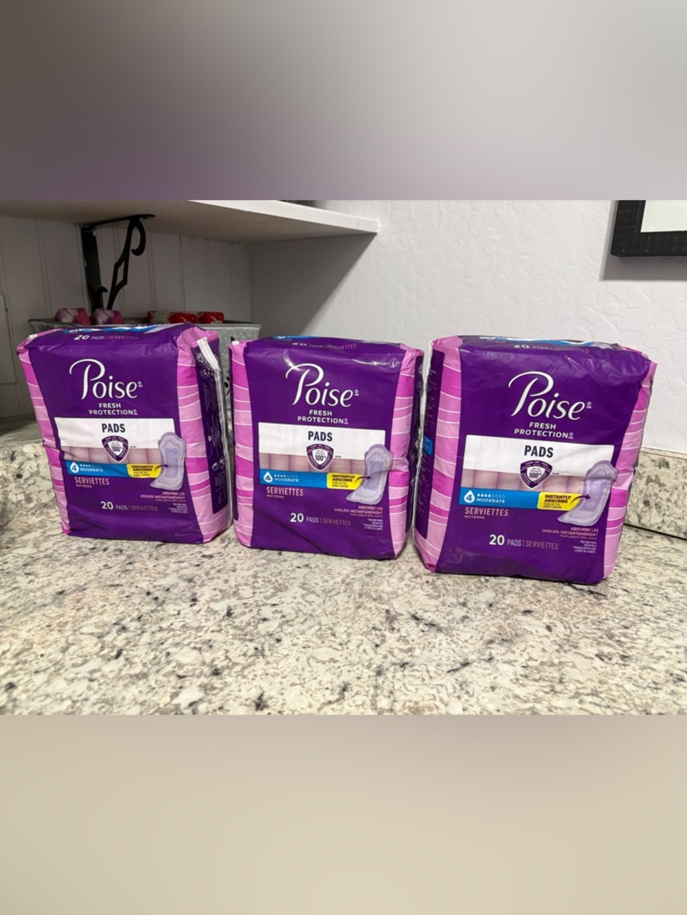 🩷NEW: Poise Fresh Protection | Poise Moderate Pads | Feminine Products🩷